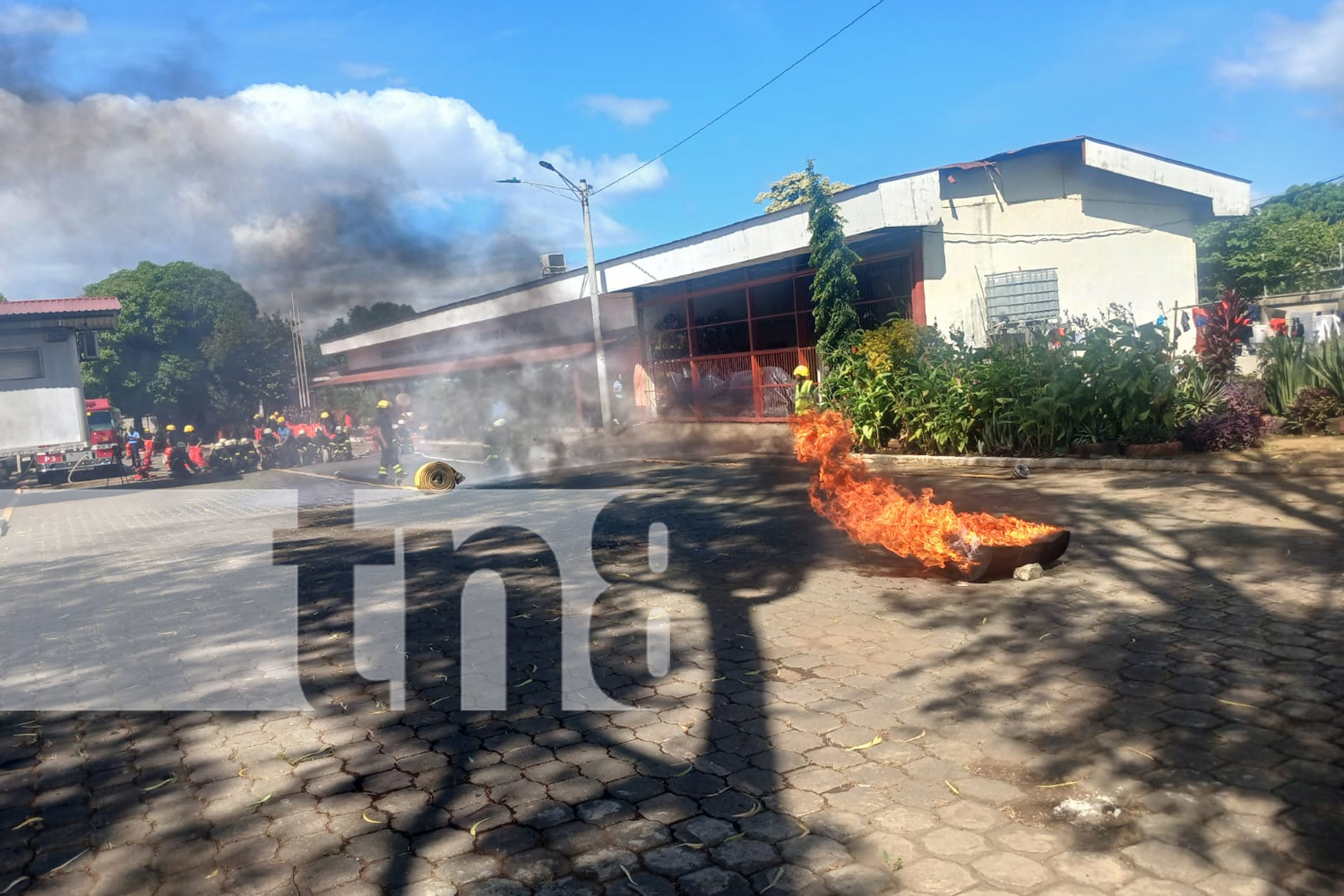 Foto: Aspirantes a bomberos se preparan para la seguridad navideña /TN8