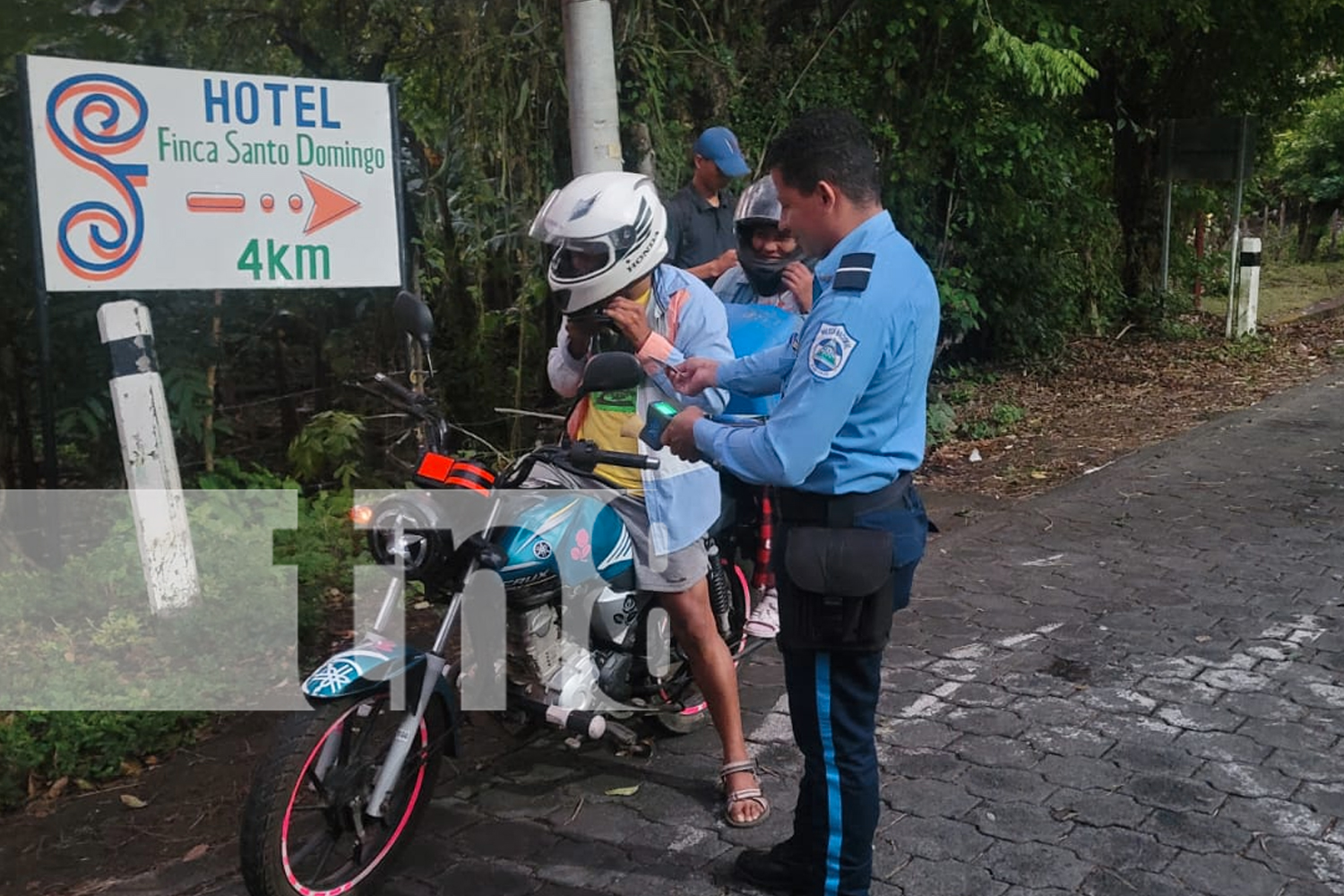 Foto: Policía Nacional despliega medidas de seguridad en Ometepe/TN8