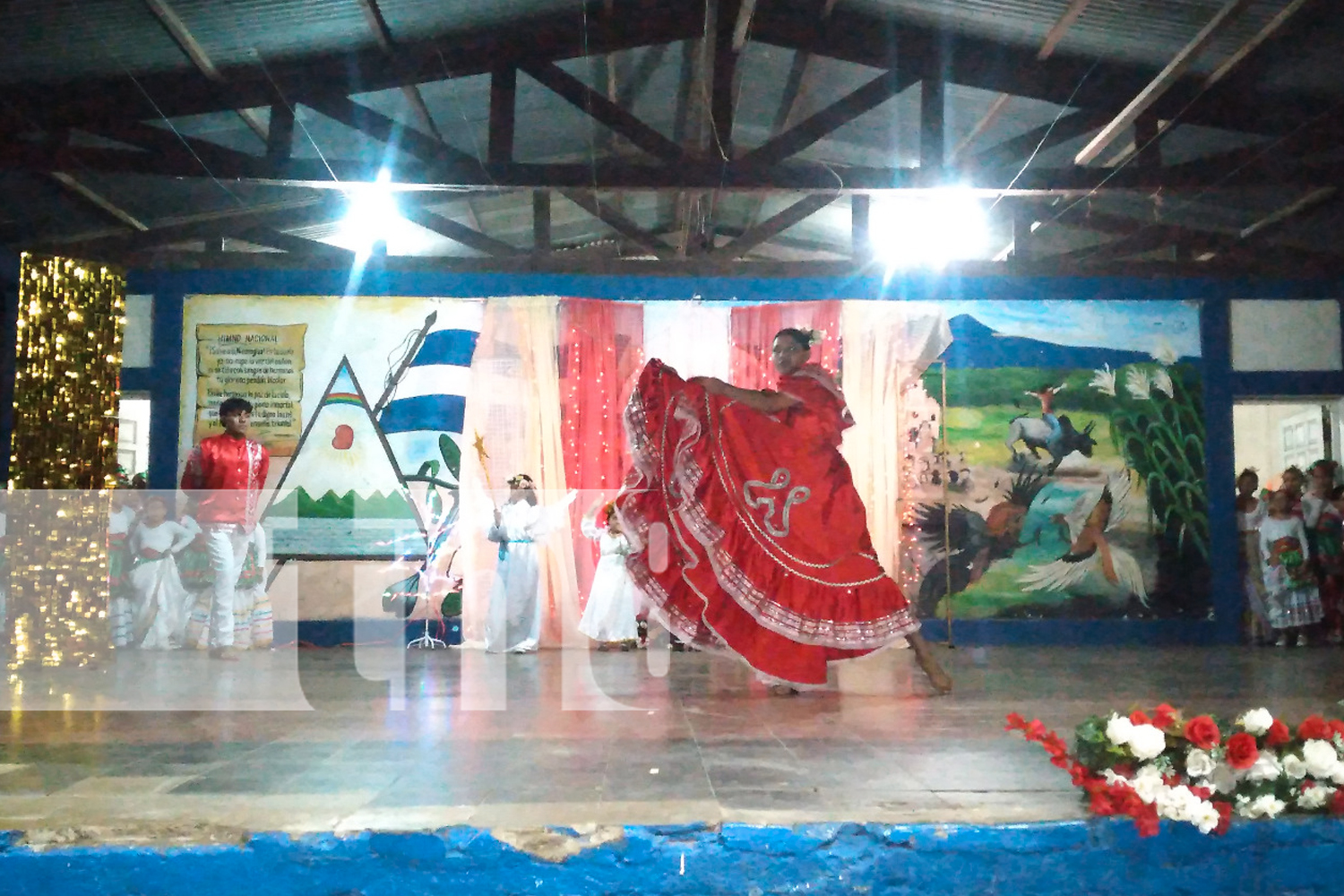 Foto: Una bonita pastorela y un espectáculo folklórico navideño en Nandaime/TN8