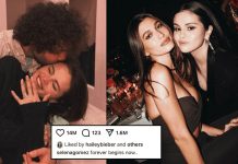 Hailey Bieber reacciona a compromiso de Selena Gomez