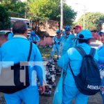 Foto: familias que viven en la zona costera del lago de Managua/TN8