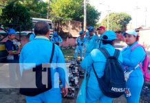 Foto: familias que viven en la zona costera del lago de Managua/TN8