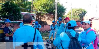 Foto: familias que viven en la zona costera del lago de Managua/TN8