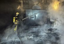 Foto:Impactante incendio en el Estadio Internacional de Alepo, el mayor campo deportivo de Siria. Una tragedia que enluta al mundo deportivo. /Cortesía