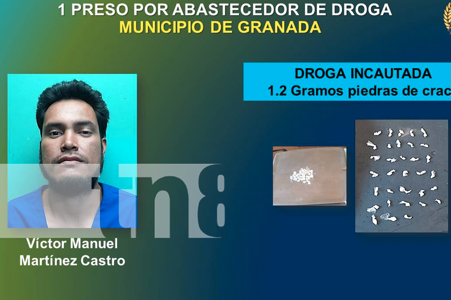 Foto:Caen en Granada Víctor Martínez y 4 más por abastecimiento de drogas y robos con violencia. ¡Gran golpe a la delincuencia!/TN8