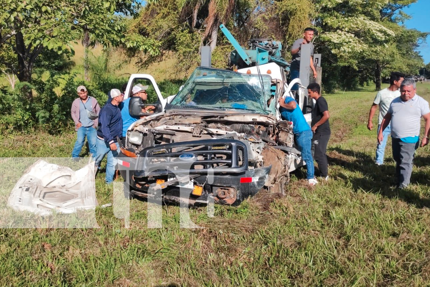 Foto: Accidente en el kilómetro 179 de la carretera Managua-San Carlos/TN8