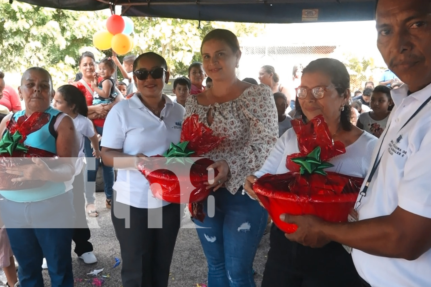 Foto: Familias de Ometepe disfrutan de una tarde recreativa navideña/TN8