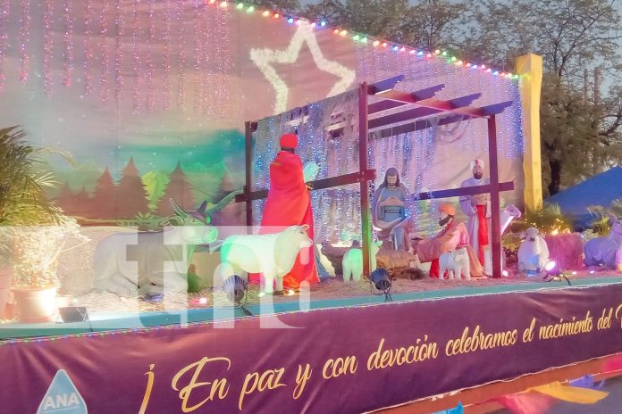 Foto: Familias nicaragüenses disfrutan de los nacimientos y decoraciones navideñas en Managua/TN8