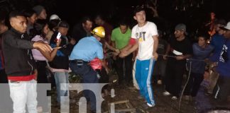 Foto: Adolescente es rescatada con vida tras caer en pozo en San Juan del Río Coco, Madriz/TN8