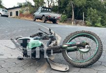 Foto: Grave accidente de tránsito en Juigalpa deja a un motociclista herido/TN8