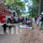 Foto: Joven de 17 años fallece al perder el control de su moto en Rivas/TN8