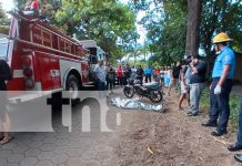 Foto: Joven de 17 años fallece al perder el control de su moto en Rivas/TN8