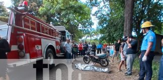 Foto: Joven de 17 años fallece al perder el control de su moto en Rivas/TN8