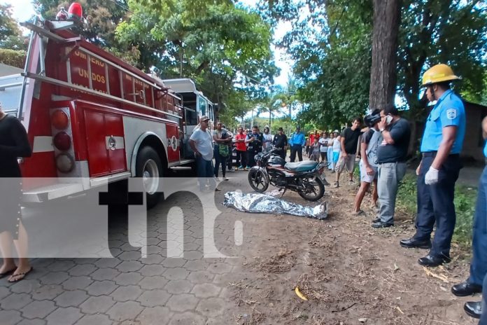 Foto: Joven de 17 años fallece al perder el control de su moto en Rivas/TN8