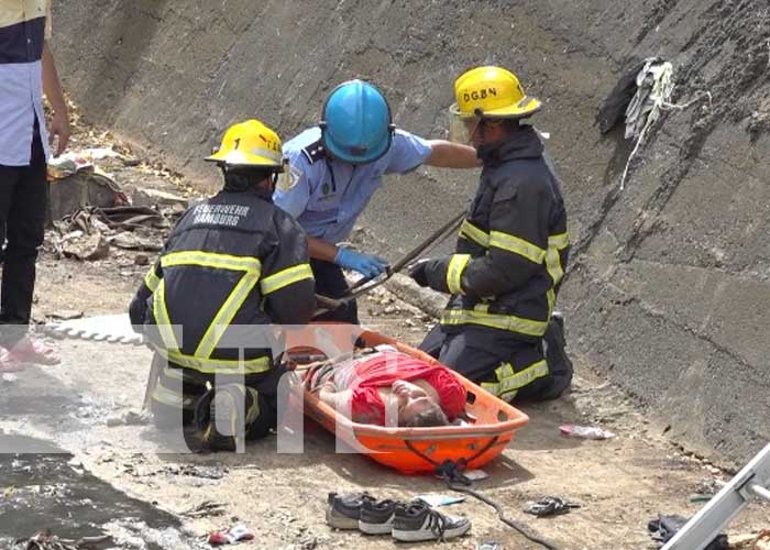 Foto: Rescate en Managua /TN8