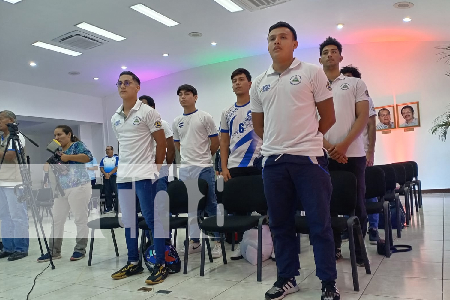 Foto: Nicaragua abanderó a su selección de balonmano /TN8