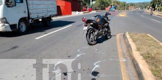 Foto: Trágico accidente entre motocicletas en Diriá cobra la vida de un hombre/TN8