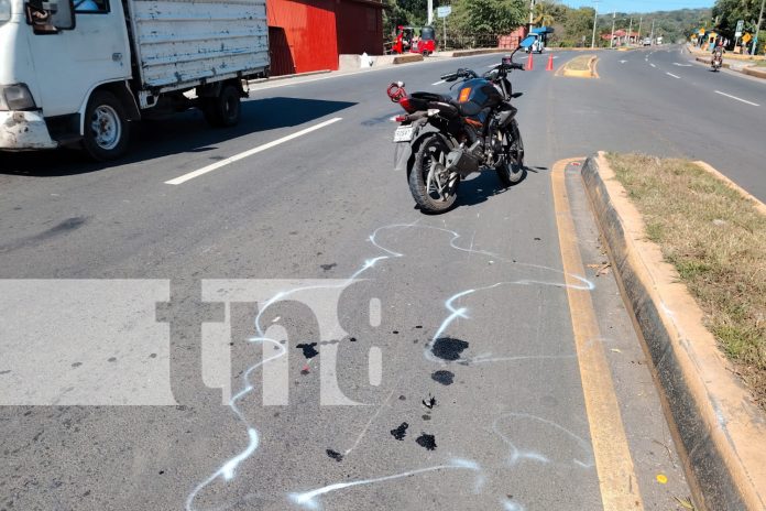 Foto: Trágico accidente entre motocicletas en Diriá cobra la vida de un hombre/TN8