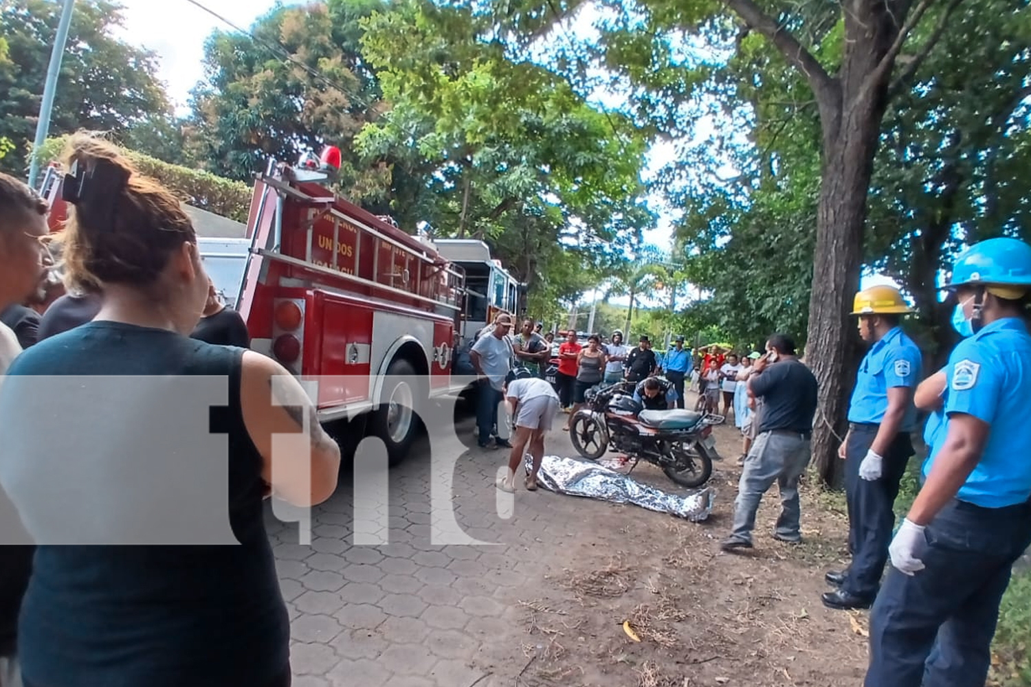 Foto: Joven de 17 años fallece al perder el control de su moto en Rivas/TN8