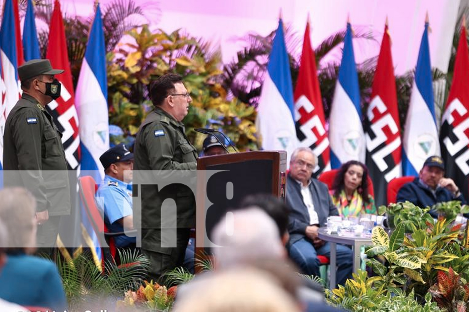 Foto: Comandante Daniel Ortega ratifica cargos en el Ejército de Nicaragua/TN8