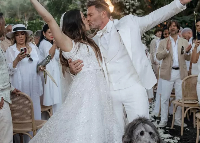 Foto: Julián Gil y Valeria Marín sellan su amor en una ceremonia mágica / Cortesía