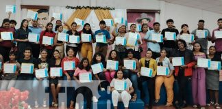 Boaco celebra la graduación de 112 técnicos en el Centro Tecnológico Alcides Miranda. Educación gratuita y profesional al servicio del país./TN8