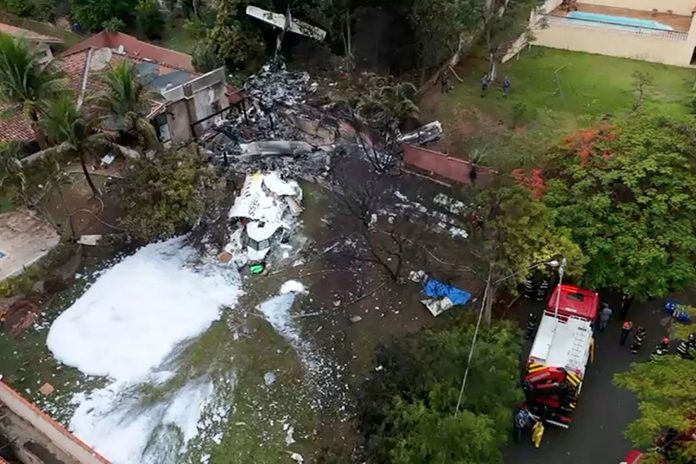 Foto: Tragedia aérea en Brasil: nueve muertos tras el desplome de un avión /Cortesía