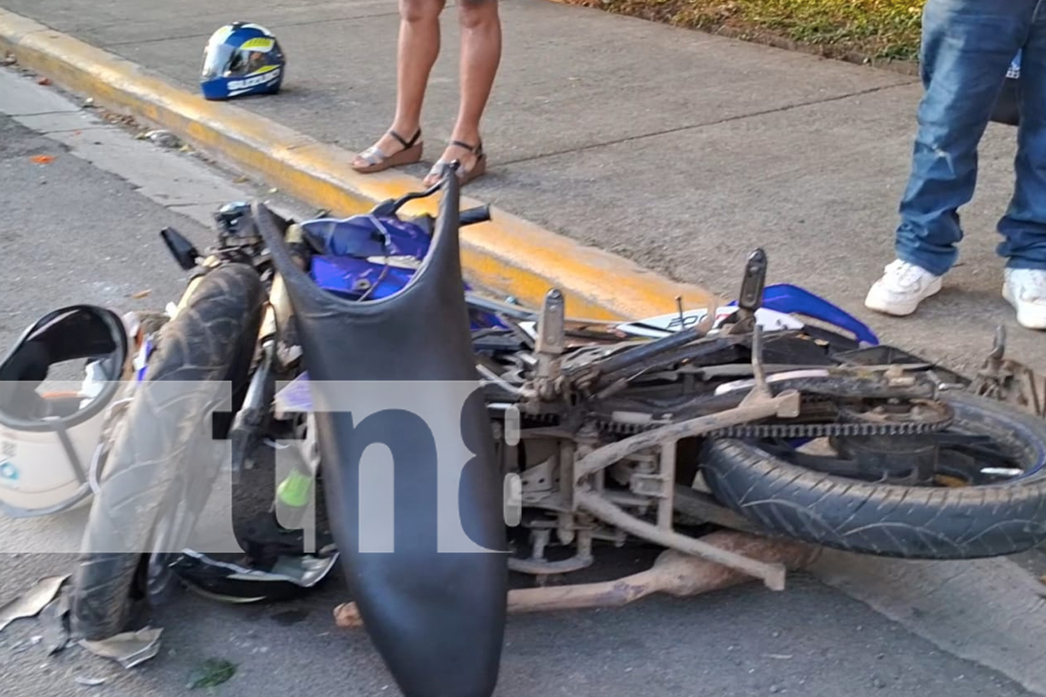 Foto: Motorizado fallece en trágico accidente en Jinotepe /TN8