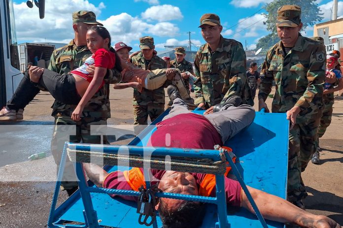 Foto: Éxito en el IV Ejercicio Nacional de Preparación para Proteger la Vida 2024 : rescates y evacuaciones en Tipitapa /TN8