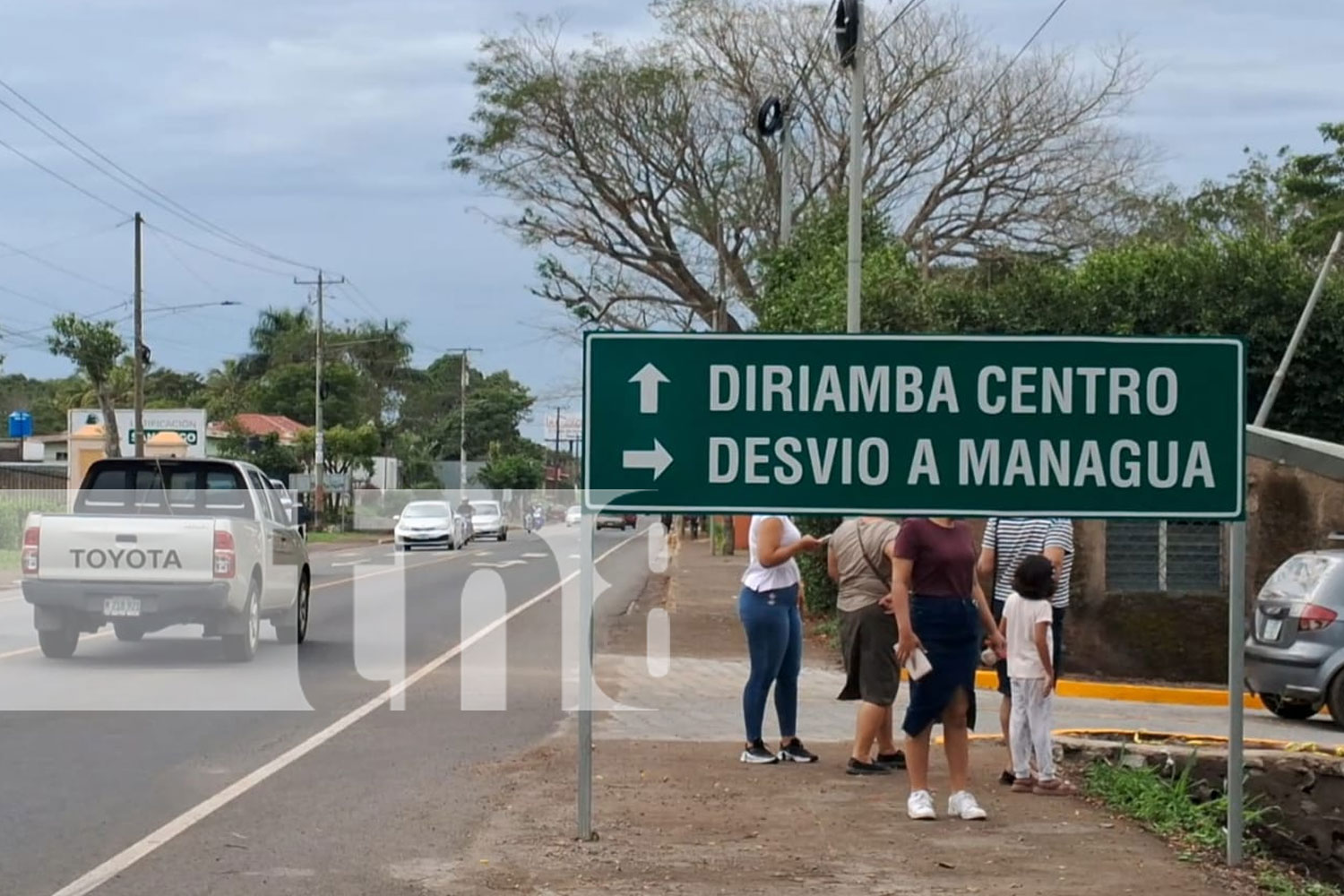 Foto: Diriamba agiliza el tráfico con nuevo desvío adoquinado sobre la Panamericana Sur/ TN8