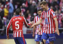 Atlético de Madrid empata al Barcelona