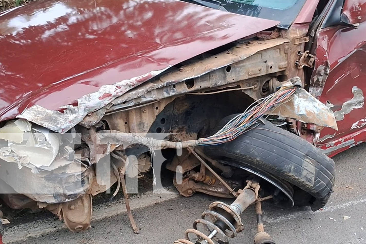 Foto: Fuerte choque en Carazo por conductor ebrio /TN8