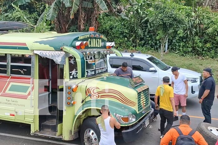 Foto: Fuerte choque en Carazo por conductor ebrio /TN8