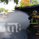 Foto: Inspección con bomberos de Nicaragua / TN8