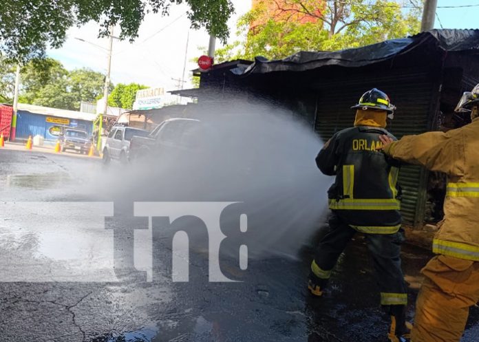 Foto: Inspección con bomberos de Nicaragua / TN8