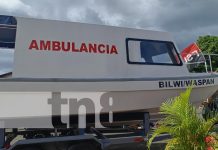 Foto: Ambulancias para el Caribe Norte / TN8