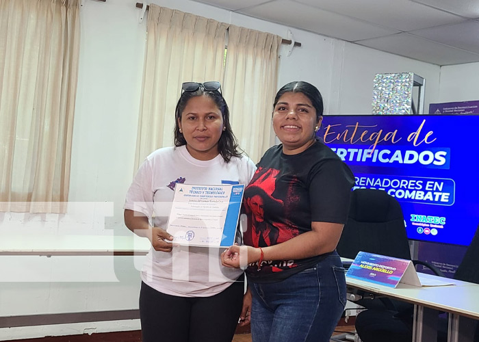 Foto: Capacitan a promotores del deporte de combate en Nicaragua / TN8