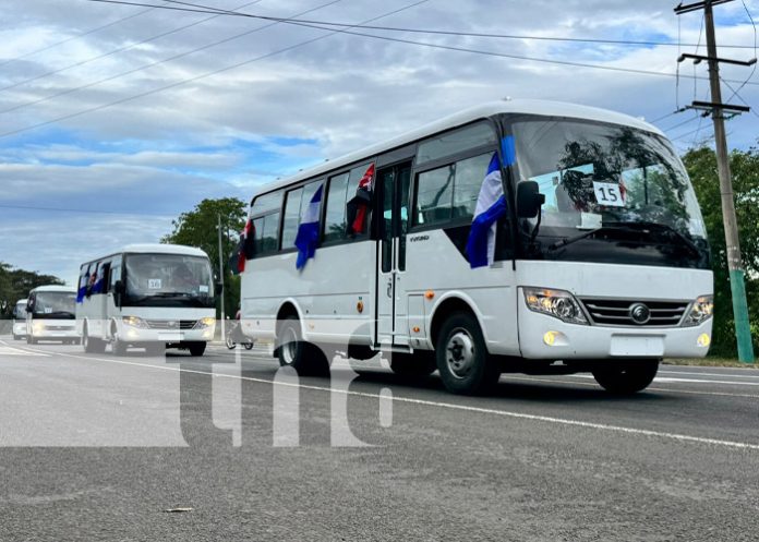 Foto: Nuevos buses para el transporte de Nicaragua / TN8