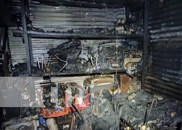 Foto: Incendio mortal en una casa de Chichigalpa, Chinandega / TN8