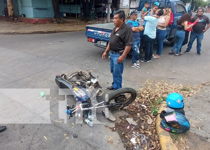 Foto: Fuerte accidente en el sector de Bello Horizonte, Managua / TN8