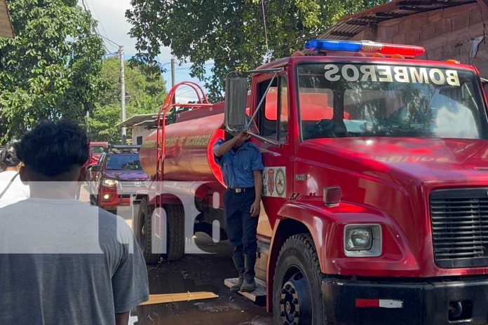 Foto: Falsa alarma mueve a bomberos de Chinandega / TN8