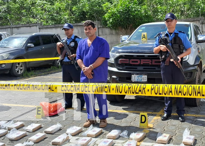 Foto: Incautación de cocaína en Chinandega / TN8