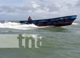 Foto: Búsqueda de panga y tripulantes en el Caribe de Nicaragua / TN8