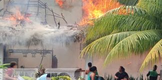 Foto: Fuerte incendio en Hotel Las Dunas de El Viejo, Chinandega / TN8