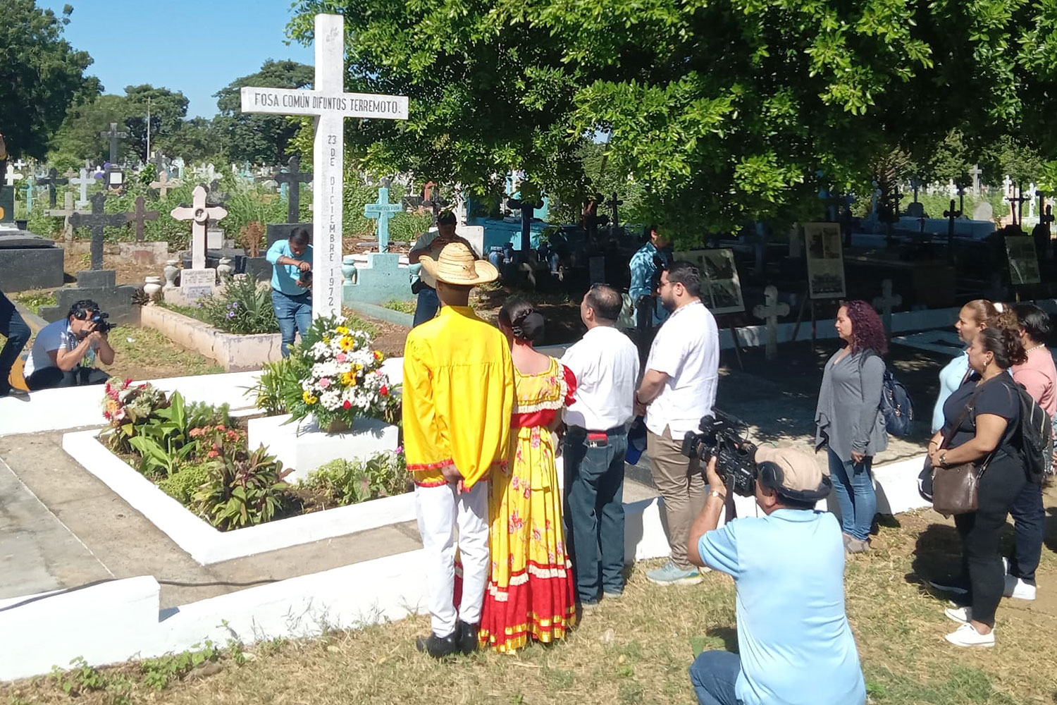 Foto: Managua rinde homenaje a las víctimas del terremoto en su 52 aniversario/ TN8 