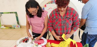 Foto: Taller de reciclaje con la Juventud Sandinista / TN8