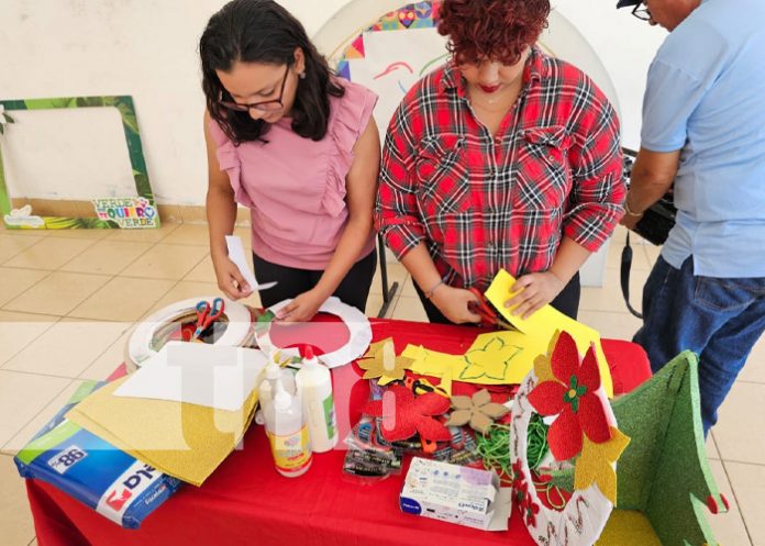 Foto: Taller de reciclaje con la Juventud Sandinista / TN8