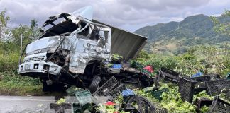 Foto: Choque múltiple en Jinotega / TN8