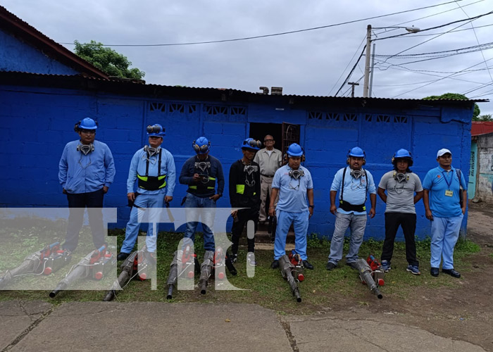 Foto: Fumigación y abatización en Managua / TN8