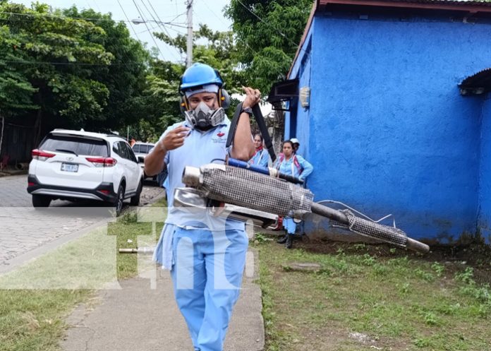 Foto: Fumigación y abatización en Managua / TN8